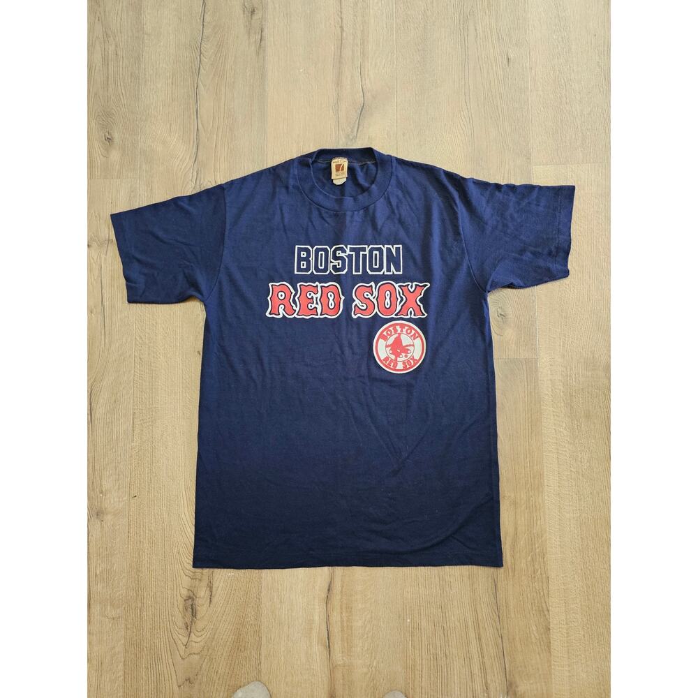 EUC Vintage 70s 80s LOGO 7 Single Stitch T-shirt Boston Red Sox Large